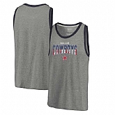 Dallas Cowboys NFL Pro Line by Fanatics Branded Freedom Tri-Blend Tank Top - Heathered Gray